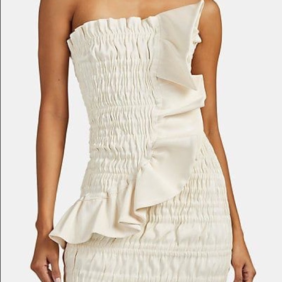 SOLD. NWOT AREA NYC Ruffle Bodycon Dress - Picture 2 of 7